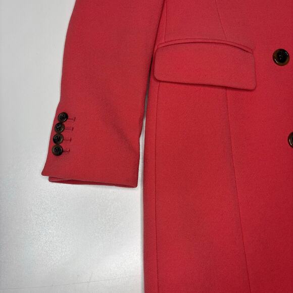 J. Crew Double Cloth Manifattura di Carmignano Wool Blend Lady Day Coat Pink 2 - Picture 8 of 16